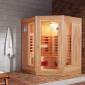 sauna infrarouge 3 à 4 places ethis